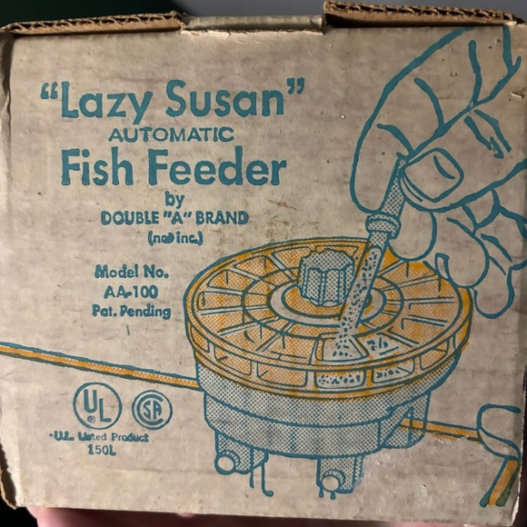 Auto Fish Feeder LAZY SUSAN Automatic Vacation Feeder.Preowned & Works! - Picture 8 of 9